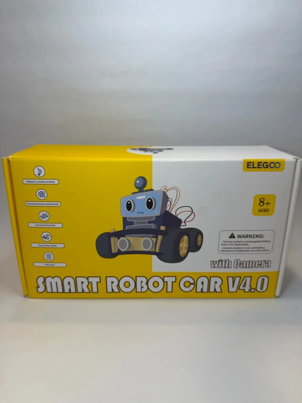 ELEGOO SMART ROBOT CAR V4.0 WITH CAMERA new opened box, S.T.E.M. Robotic Kit